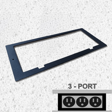 Load image into Gallery viewer, SBOX 3-Port - Black Stamped Trim Ring - Replacement