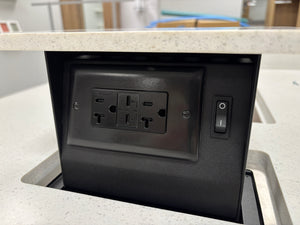 SBOX-CT2-20a-CC30 - MINI "Chameleon" Top - 2x20a Outlets + 2xUSB type C 30w - In Stock