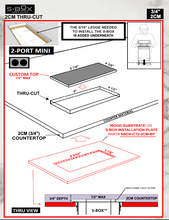 Load image into Gallery viewer, 2CM | Installation Plate | 2 Port