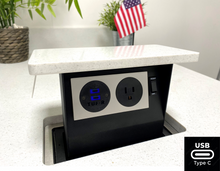Load image into Gallery viewer, 15A | 1 x 15a Outlet, 2 x USB-PD 30w (Type C) | SBOX-CT2-CC30